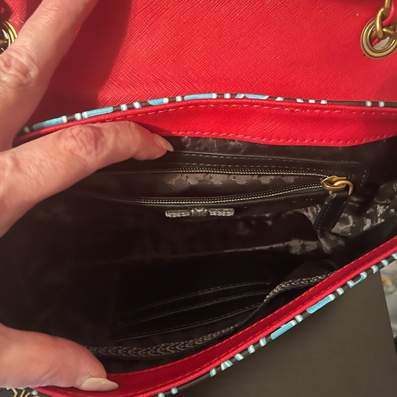 NWT Karl Lagerfeld Multicolor Purse Detailed Chain with matching wallet - Picture 5 of 5